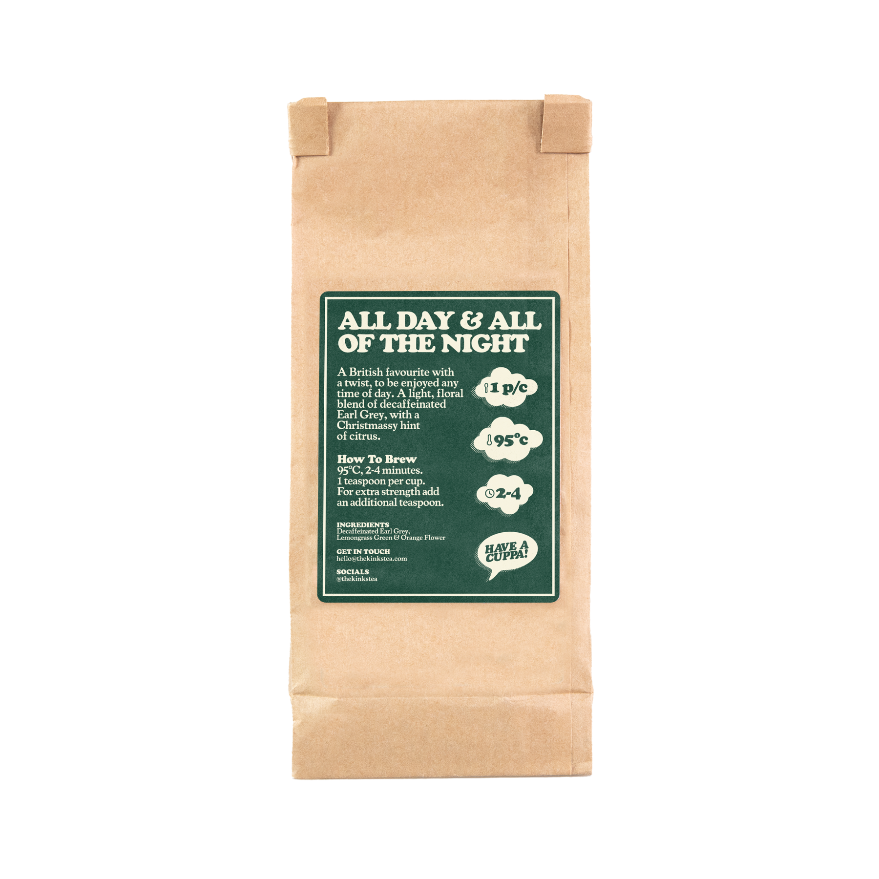 All Day and All of the Night: Decaf Christmas Blend (100g)