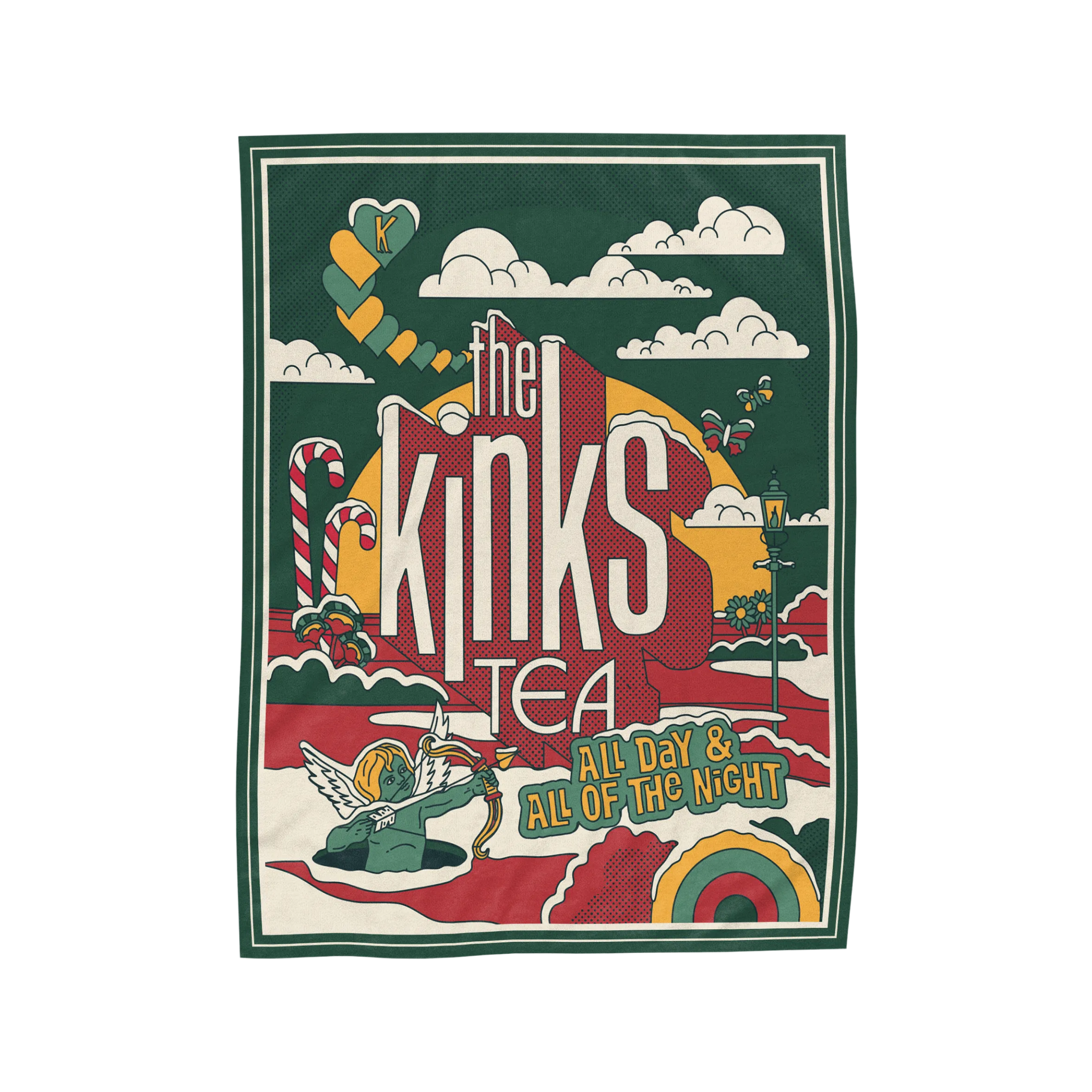 Festive Dandy Tea Towel