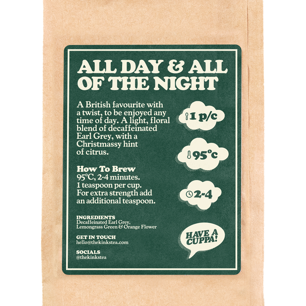 All Day and All of the Night: Decaf Christmas Blend (100g)